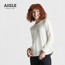 AIGLE PHOENIX womens casual and comfortable round neck pullover long sleeve fashion T-shirt loose