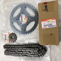 Light riding Suzuki GR150 chain tooth plate QS150-5 Jian Jun 150 three-piece small tooth big flying sprocket set chain Original