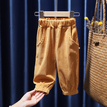 Male and female children autumn wear pants Harring pants 2020 new baby girls spring and autumn pants