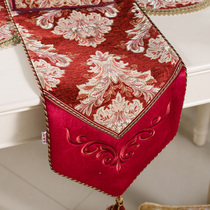 Sacred Beauty Cheeseau Style Extravaganza Table Flag Cloth Art Embroidered Western Dining Table Cloth Tea Table Flag Upscale American Table Mat Bed Flag