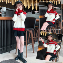 Girls Sweater Autumn 2021 New Autumn Dress Children Childrens Dress Little Girl Spring and Autumn Style Knitted Cardigan