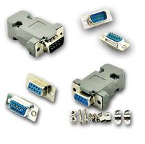  DB9 male serial port nine-pin DB9 female shell RS232 serial port plug connector(welding wire type)
