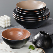 Topglamide Tableware Noodle Bowl Restaurant Soup Bowl Porcelain Plastic Creative Feature Soup Noodle Rice Thread Bowl Commercial