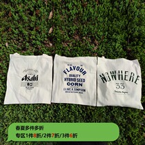 Deer and birds Japanese casual wild letter printing thin bag 3012