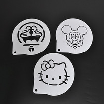 6-inch 8-inch cake powdered powder screen printing mold spray flower mold cartoon printing