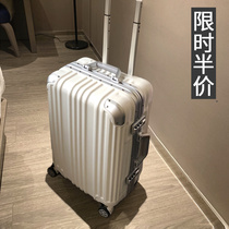 zeal aluminum frame pull lever case 20 inch case children suitcase suitcase password box hardshell solid case leather case 24