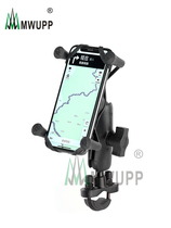 Motorcycle mobile phone holder Apple rechargeable mobile phone holder full metal straddle X mobile phone navigation bracket MWUPP five horses