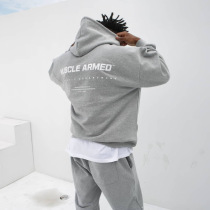 Muscle faith fitness long sleeve ins sports tide brand training brothers basketball running winter thickened warm sweater men