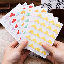 Creative Retro Pure Color Paper Photo Fixed Corner Sticker Old Photo Diy Album Corners Sticker Corner Sticker