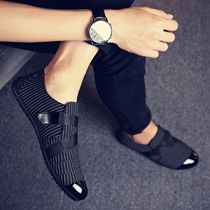 Men Casual Shoes Summer New Trends Sloth BEANS SHOES Breathable Han Version Sails Shoes A Foot foot of mens shoes