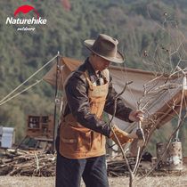 NH miserouting outdoor work cowhide picnic overalls leather Apron cowhide Apron NH20FS038