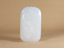 (Support for re-inspection) Xishi Xinjiang Hetian Jade Sheep Jade Buddha