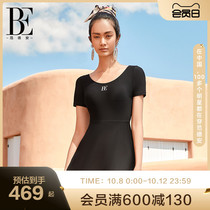 BE van der Ann Little Black Dress Series Womens Dress Swimsuit Fashion Sunscreen Slim Slim Slim 2022 New Model