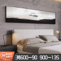 Story about the scenery Modern minimalist bedroom headboard Bedside Decoration Painting Banners Abstract Master Bedroom painting Wind scape painting