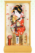 Japan charge painted feather sub-plate crafts ornaments humanoid doll Japanese stereo shi leteresa lunar January gift