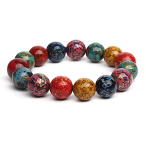 Lacquer beaded bracelets