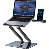 Aluminum alloy Laptop Heat Dissipation Bracket Height Discretionand SCREEN Phone holder suitable for macbook Apple pro Dell HP Lenovo Laptop shelf