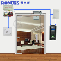 Ronttis access control system Central control F7 fingerprint password lock Glass door lock fireproof wooden door electric plug lock