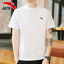 Anta short sleeve T-shirt men 2021 spring new round neck casual sportswear men running quick clothes half sleeve