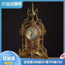 European style creative living room clock Fashion retro design Bedside clock Office clock Fashion table clock