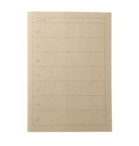 Spot Japan MUJI MUJI recycled paper notebook horizontal month plan this 64 week notepad