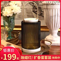 Cire Trudon melt wax lamp ceramic egg-shaped expender rattan scented candle French Candlestick gift ornaments