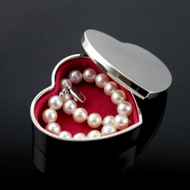 German creative heart-shaped jewelry box send lady wife Stainless Steel Metal Children Valentines Day Girlfriend