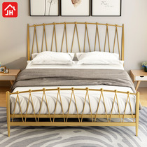 Eurostyle modern minimalist princess iron art bed iron frame steel frame double single adult children 1 2 1 1 5 1 8 m