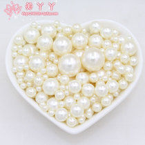 DIY hair jewelry accessories non-porous high imitation round Pearl Pearl color round scattered bead spiral hairclip