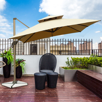 Outdoor Roman Umbrella Villa Garden Umbrella Parasols Outdoor Stalls Square Umbrella Courtyard Umbrella parasol