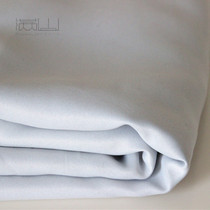  Manshan art gray-white brown environmental protection curtains with curtains on the back Anti-ultraviolet physical full shading cloth shading cloth