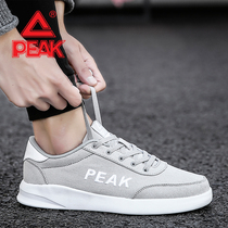 Peak board shoes mens trendy shoes 2021 summer and autumn skateboard shoes black breathable canvas casual shoes mens sports shoes