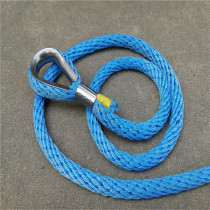 Expand safety rope outdoor protection rope crawling net rope buckle safety lanyard plus steel wire crawling net rope