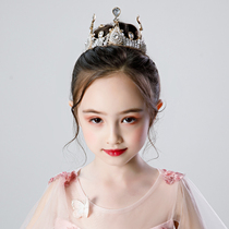 Childrens crown headgear Hair Clip Beautifully Performed Princess Hair Hoop Korea Cute 100 Hitch Elegant Personality Birthday Present