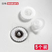 Japanese toilet floor drain hair filter kitchen sink sewer filter drain anti-blocking artifact