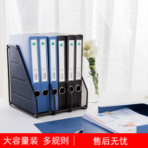  Deli folder Multi-layer transparent insert Office files Student test paper data book Loose-leaf large-capacity business A4 open velcro storage box