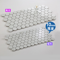 Otma marble Net red hexagonal brick toilet mosaic tile small wall sticker bar background wall shape
