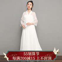 Cristios -2022 Spring loaded with new Song Dynasty Tang costume Hanfu tea suit Zen Dance outside of the dress Three sets of womens dress