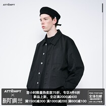  ATTEMPT AW20 three-pocket herringbone pattern washed tooling jacket Loose casual all-match top jacket men