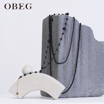 OBEG Obiqian spring and autumn new agate necklace fashion sweater chain 1093331