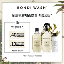 BONDIWASH Home Spray Floor Antibacterial Cleaning Set Lemon Tea Tree Citrus BW Mild Planting Floor