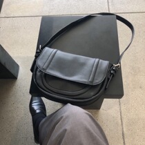 Fat fat homemade Korean ins niche designer casual all-match shoulder bag bag female 2021 summer new soft