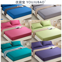 Cotton bed sheet single piece Cotton non-slip fixed bed sheet bedspread Simmons mattress protective cover three-piece set custom