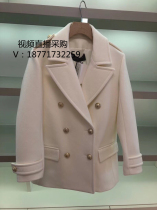 TB ALIGIOIELLI2021 spring and autumn and winter new double-breasted wool wool coat womens winter wild coat