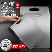 304 stainless steel household kitchen rectangular panel cutting board roll out panel chopping board and panel chopping board