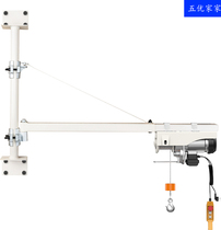 Micro electric hoist remote control Small crane Wireless electric hoist with sports car column shelf mobile bracket