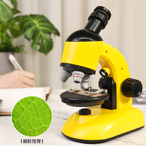 Childrens science microscope small experiment set students 10000 times home tech toys stem fun handmade