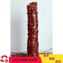 Dragon Column India small leaf purple sandalwood Xiang Dragon Feng Shui column The whole hand to create a high oil dense old stock