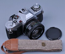 Real shot Canon AV-1 manual film SLR with 50 2 lens and zoom AE-1P descendants