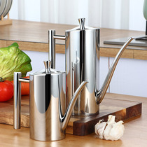 304 stainless steel oil pot oil tank household seasoning pot seasoning bottle anti-leakage oil bottle kitchen gadget